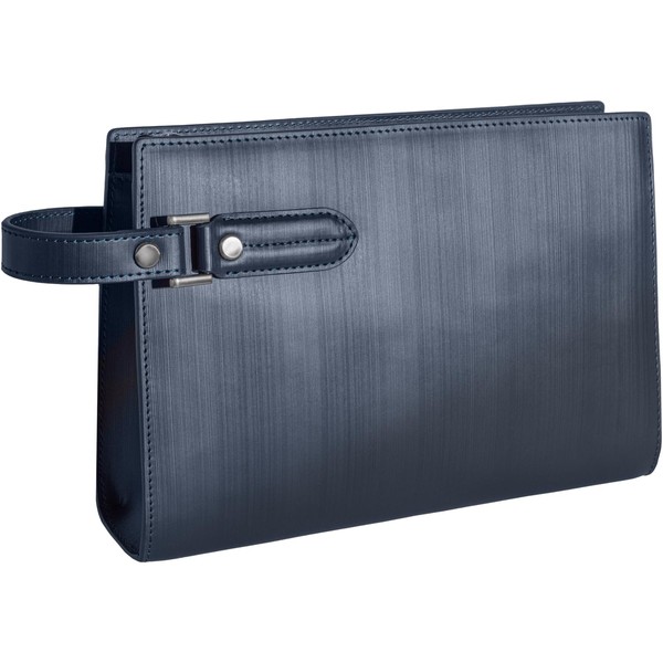 Dom Teporna Men's Second Bag, Cowhide Leather, Binal Leather, Wide