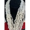 Quartz chip beads 36 inch strand