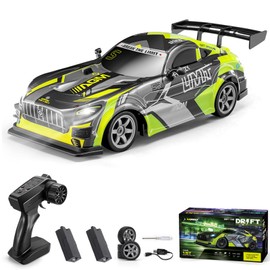 Hylukon RC Drift Car, 1:16 Scale Remote Control Car for Drift and Race, 2.4GHz 4WD High Speed 20+KM/H Racing Car with LED Lights, Hobby RC Cars Toy Gifts for Kids Adults
