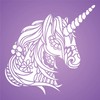 Unicorn Head Stencil, 8.5 x 8.5 inches (M) - Stencil
