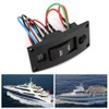 ON off ON Deluxe LED Rocker Bilge Pump Switch Panel