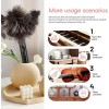 Retractable Feather Duster Ostrich Feathers Anti-Static Reusable Eco-Friendly Handheld Cleaning
