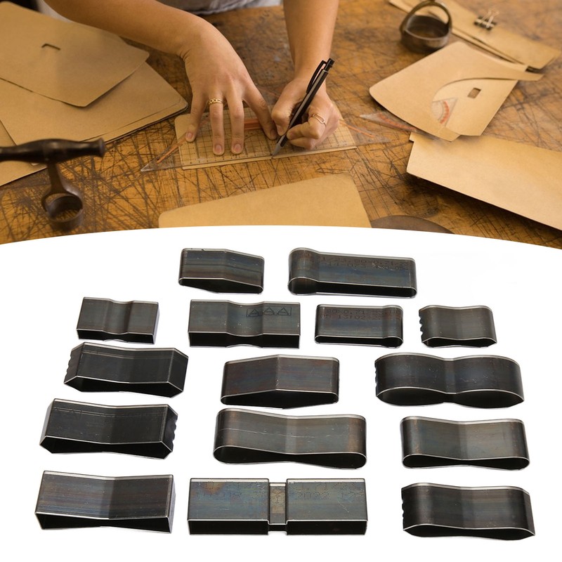 15Pcs Hollow Punch Cutter Hardened High Carbon Steel Rich Sizes