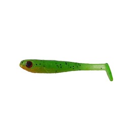 FISHIN ADDICT Micro fry NANO-TECH fishing lures 1.5'' (38mm) 0.35g drop shot pack of 10 (FIRE TIGER)