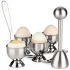 Egg Cups for Soft Boiled Eggs Holder - Egg Cracker