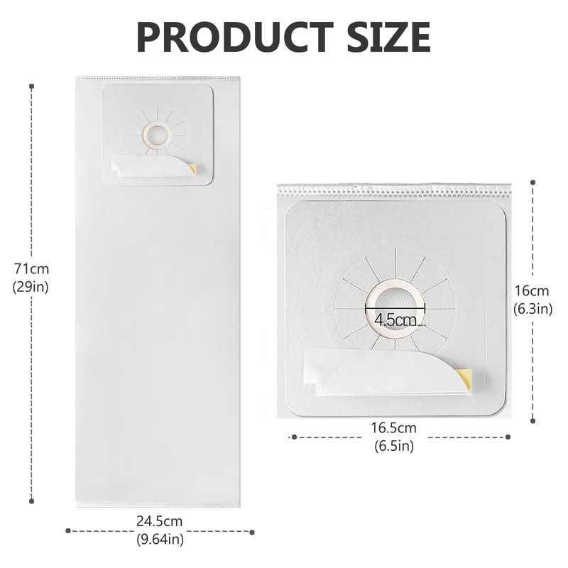 7 Pack Central Vacuum Bags for Nutone 391,Compatible with Kenmore