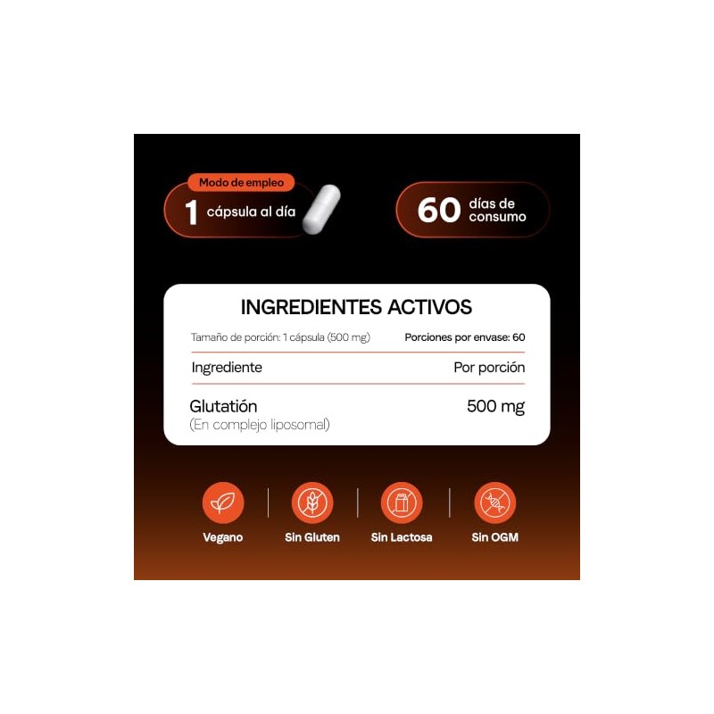 VITANNA® Glutatión Liposomal 500 mg