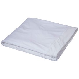 Levinsohn Fresh Ideas - Protectores de colchón Ajustables de Vinilo, Blanco, Individual, 12