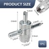 Zikefest 4-Way Valve Core Tool, 4-in-1 Tire Valve Stem Tool,