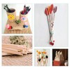 Zerodis DIY Wooden Craft Poles, Small Wooden Construction Poles, 10