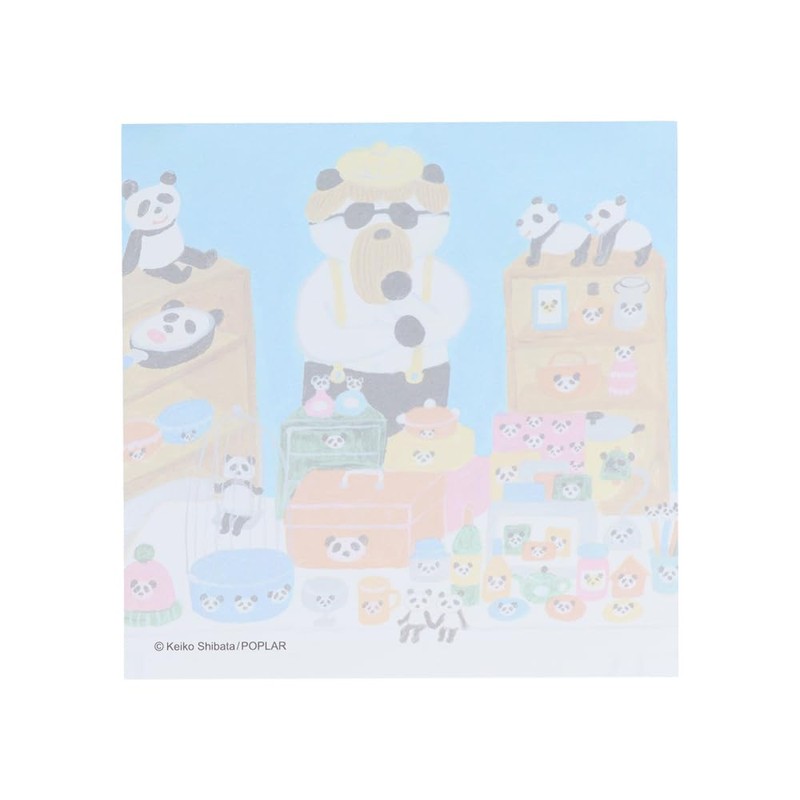 Sunstar Stationery S2843617 Panda Spoons and Frying Pans, Memo, Square,