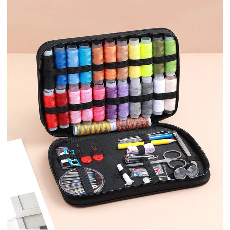 Complete Sewing Kit for Home Repairs – Portable Thread, Needle