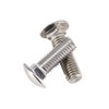SYDARSYN Carriage Bolts Full Thread Round-Head Screws with Square Neck