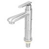 Bamboo Shape Stainless Steel Basin Faucet Cold Water Sink Faucet