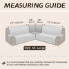 Arfntevss Corner Sectional Couch Covers for Sectional Sofa L Shaped