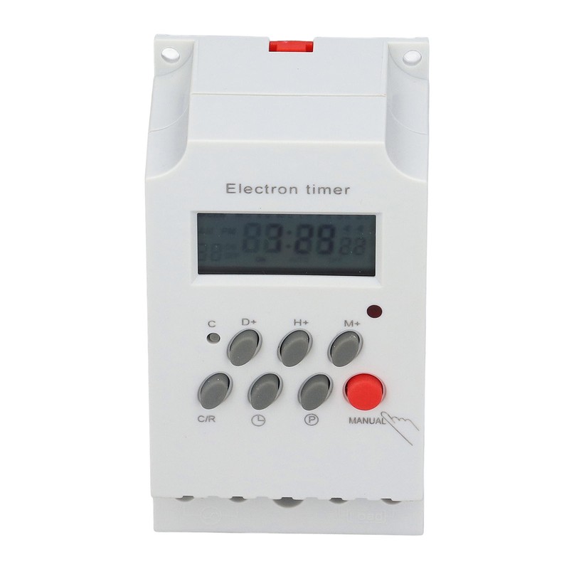 Electronic Timer Switch DIN Rail LCD Microcomputer Electron Intelligent Controller