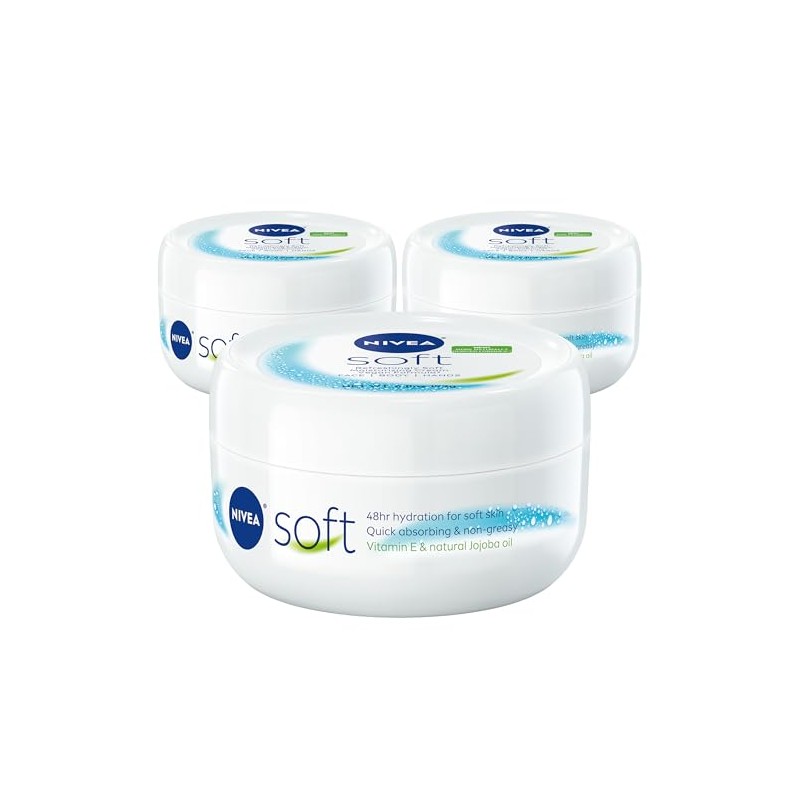 NIVEA Soft Moisturizing Crème - Body, Face and Hand Cream