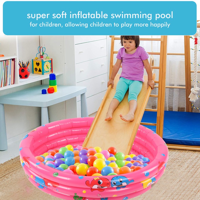 Indoor Outdoor Baby Swimming Pool Round Inflatable Children Water Game
