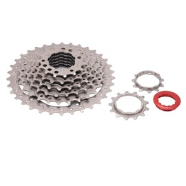 Bike Sprocket, 8 Speed 11-34T Cassette Sprocket, Bike Freewheel Replacement Accessories for Mountain Bike Road Bicycle Folding Bikes Part