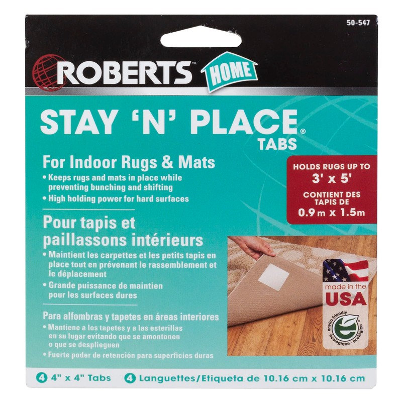 ROBERTS 50-547 Stay N' Place 4 in. x 4 in.