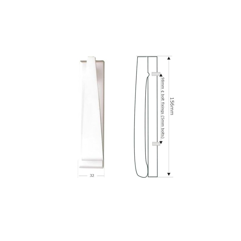 Chrome Ponytail Door Knocker