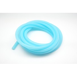 Autobahn88 High Performance Silicone Clear Color Vacuum Hose, ID=0.12" (3mm), OD=0.28" (7mm), 15 Feet (4.5 Meter), Clear Blue