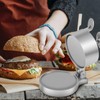 Eummy Burger Maker with 100 Wax Paper Adjustable Nonstick Hamburger