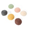 6 Color Water Drop 100% Konjac Wash Face Flutter Natural