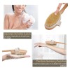 Cepillo Corporal En Seco Cerdas Naturales Mango Removible F