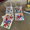 Two Sisters Juego de 6 Portavasos, Variados Dibujos Bordado a