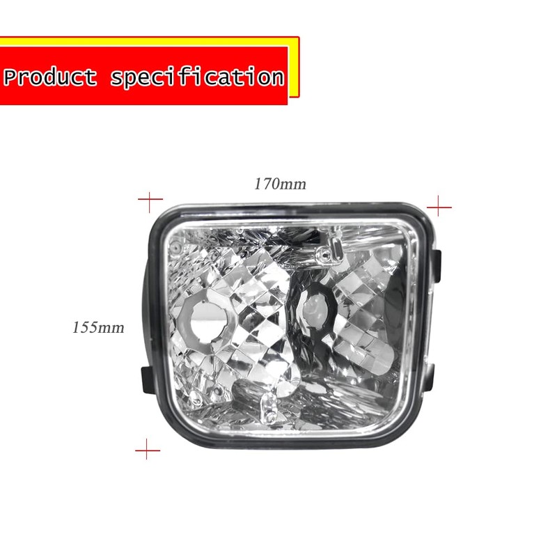 KENRTIR Clear Lens Housing Assembly Kit Compatible with 2006-2010 Hummer