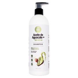 NBF Shampoo Hidratante con Keratina y Aceite de Aguacate 410ml | Sin Parabenos, Sin Colorantes, con Proteína de Jojoba | Hidrata, Suaviza, Aporta Brillo y Alisa | Ideal para todo tipo de cabello