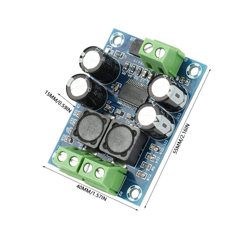Dilwe 60W DC10-24V TPA3118 Subwoofer Amplifier Board, Mini Digital Audio