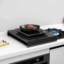 HJJKKH Gas Stove Top Cover, Stove Burner Covers, Stainless Steel Stovetop Noodle Board for Cooktop RV Sink Electric Stove L14.6" x W21.3" x H2.76" Kitchen Stove Rack,Cooker Top Bracket