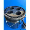 Custom Home Made CLONE-N-GROW Aeroponic DWC Bubbler Bucket -Growing System 4X3"
