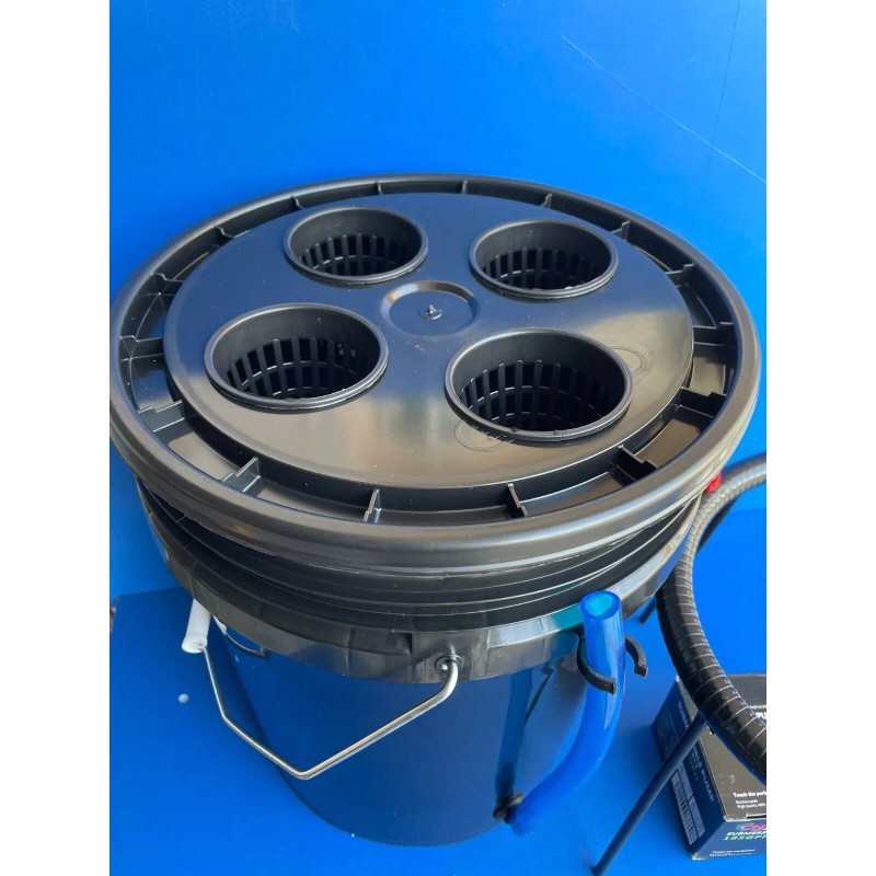 Custom Home Made CLONE-N-GROW Aeroponic DWC Bubbler Bucket -Growing System 4X3"