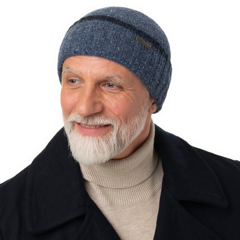 Stetson Donegal Men's Knitted Beanie Hat Made in Italy Autumn