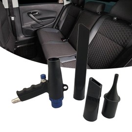 Sallurmose Pneumatic Vacuum Cleaner Kit,Dual Function Air Vacuum Blow Gun Pneumatic Suction Gun Air Vacuum Cleaner Kit Including Storage Bag,Tube & Accessories