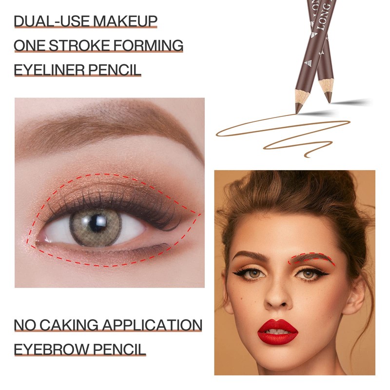 LOKFAR 12 PCS Eye-Brow Pencil Set, Waterproof Eyebrow Pencil Microblading