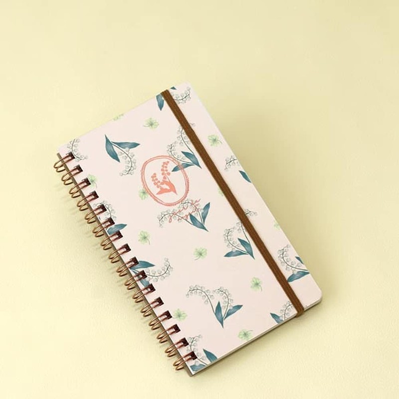 Lab Clip Notebook, Slim Squared, Jules de Muguet, Pink, 21C-JMSN01-PK