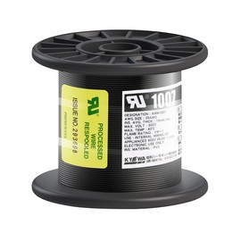 Kyowa Harmonet UL1007 AWG28 Heat Resistant Vinyl Insulated Wire Reel 328 ft (100 m) Black