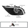 Spec-D Tuning Clear Lens Fog Lights +H16 Bulbs+Switch+Wiring Included Compatible