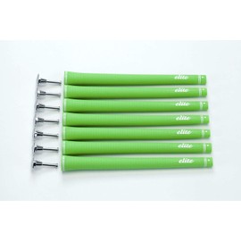 elitegrips S40 Golf Grips, Set of 7, Signal Green, No Backline