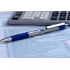 Zebra Pen F-301 Ballpoint Fine Point 0.7mm, Blue Easy-Glide Ink,