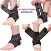 Solace Care Neoprene Ankle Stabiliser Support Wrap with Adjustable Compression