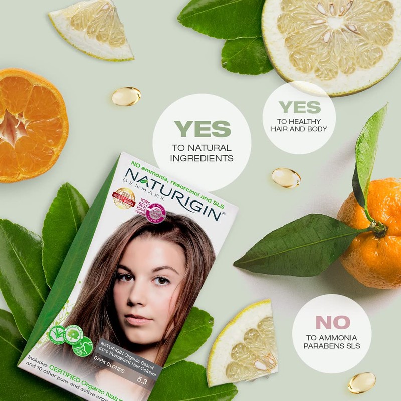 Light Ash Brown Hair Dye 5.2 with Natural Ingredients -