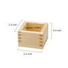 EDOYA Hinoki Wood Sake Cups (Set of 2) Japanese Box