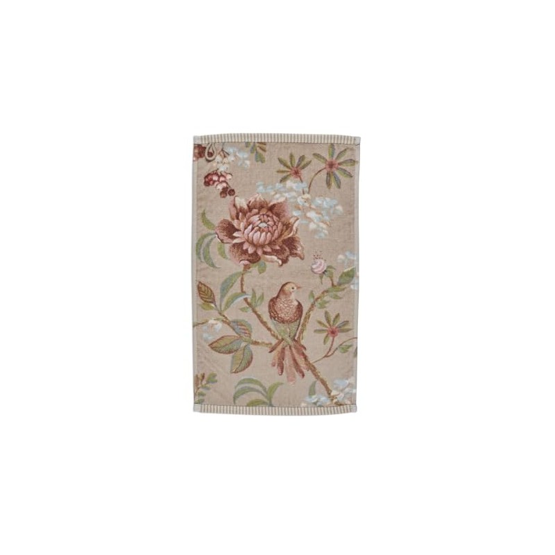 PiP Studio Secret Garden Guest Towels Khaki 30 x 50
