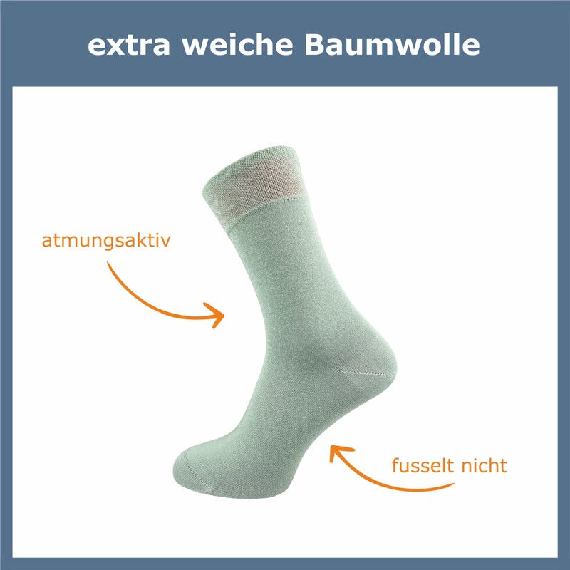 GAWILO Premium Socks for Men (6 Pairs) | Without Pressing