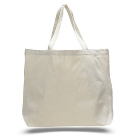 Natural Color Canvas Extra Large Tote Bag (25, Natural)